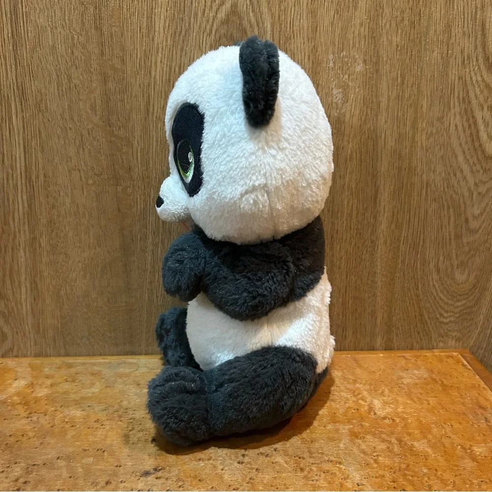 Disney Plush Panda Baby w Green Bamboo Swaddle Blanket Animal Conservation
